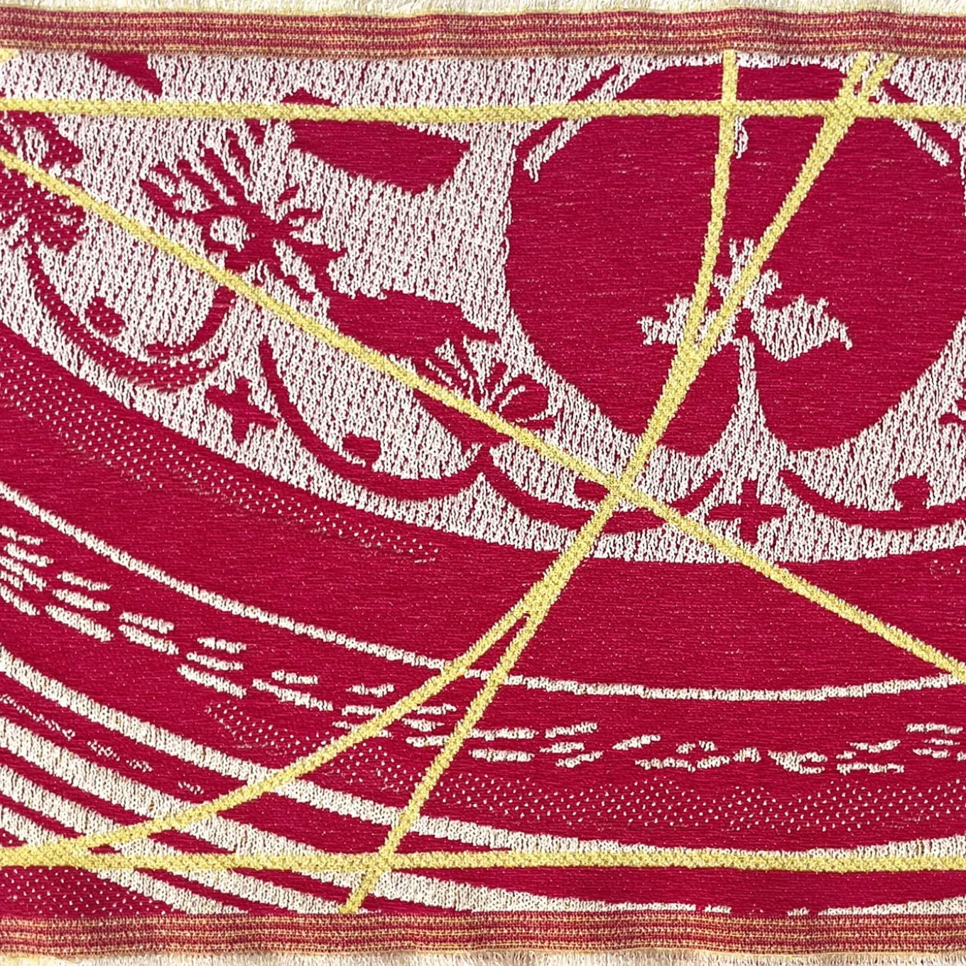 Borromi Double-Sided Runner in Fucsia & Plankton Yellow