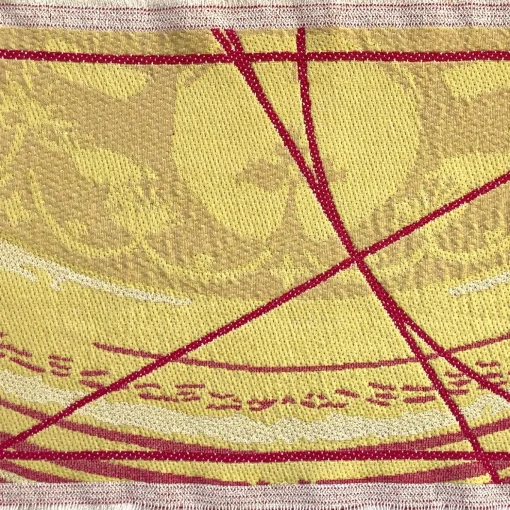Borromi Double-Sided Runner in Fucsia & Plankton Yellow