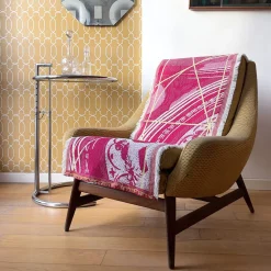 Borromi Double-Sided Runner in Fucsia & Plankton Yellow