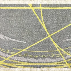 Borromi Double-Sided Runner in Cedar Yellow & Blue Green Alga