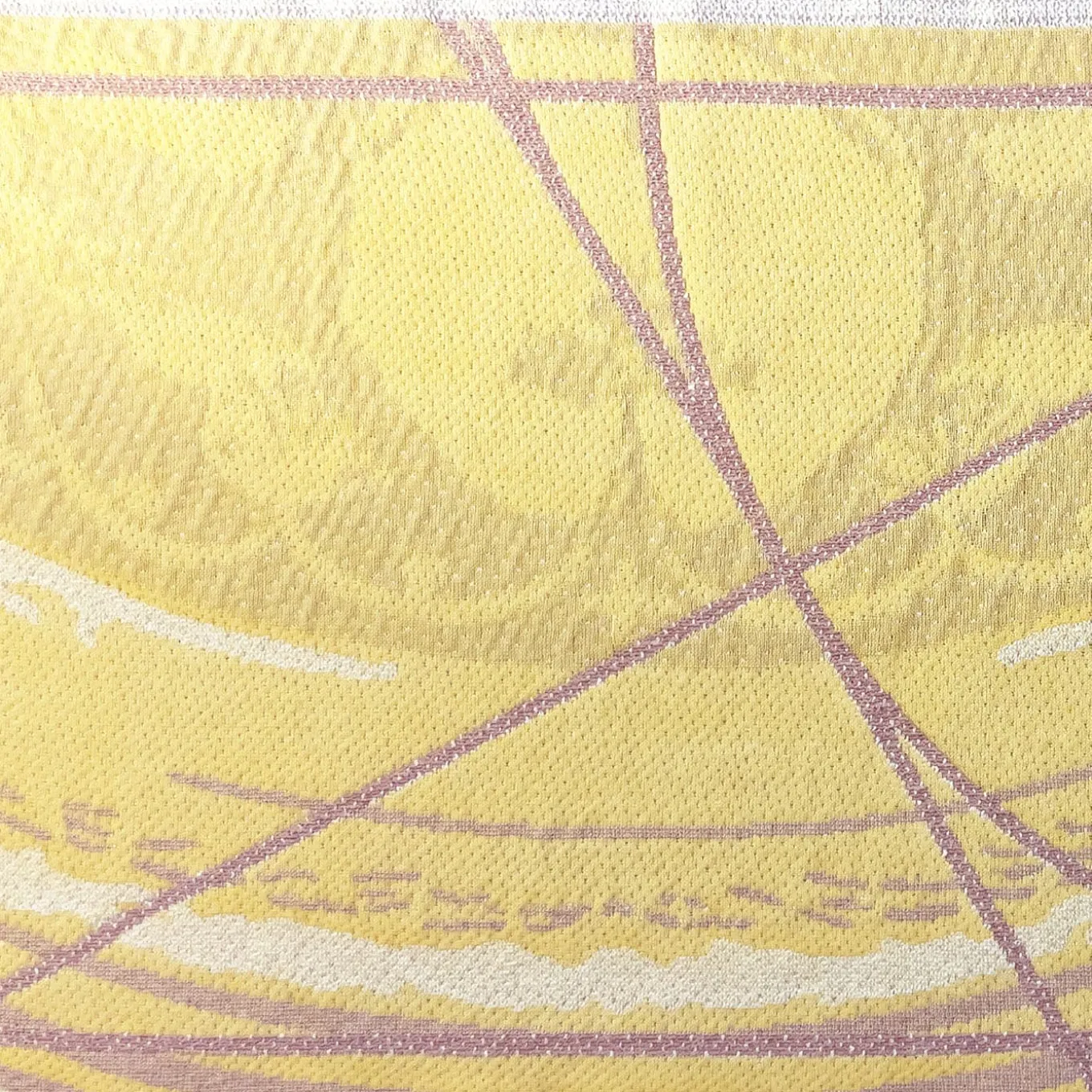 Borromini Double-Sided Runner in Pink and Titty Yellow