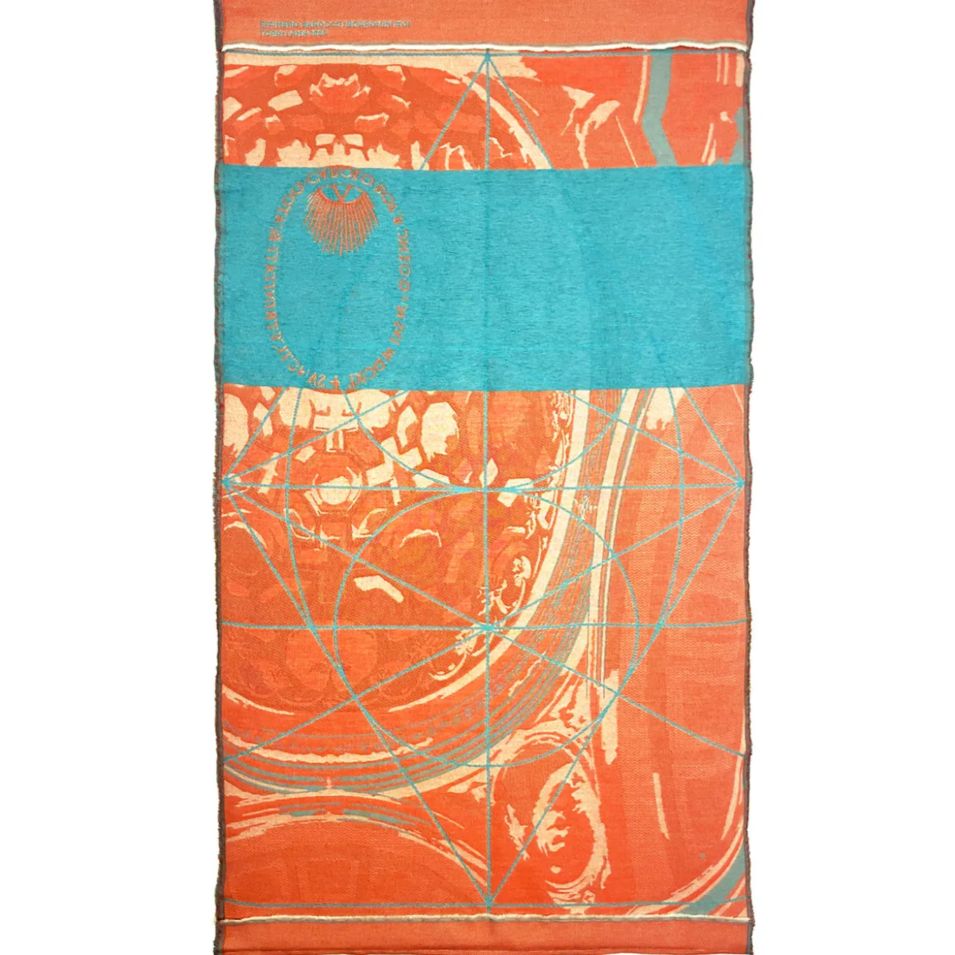 Borromini Tiffany-Blue Jacquard Tapestry