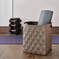 Bottega Cappuccino/Chocolate All Purpose Basket by E. Borovkova