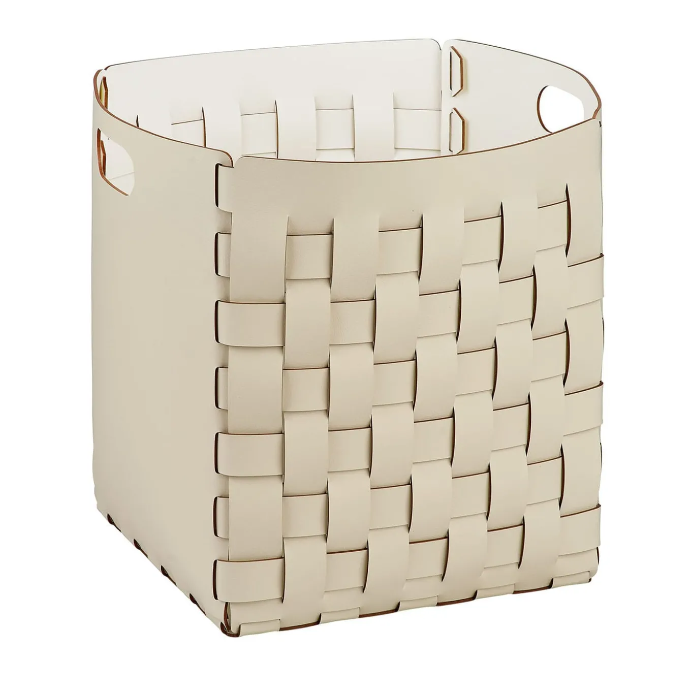 Bottega Panna Cotta/White All Purpose Basket by E. Borovkova