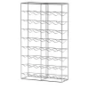 Bottillaria Chrome Metal 48-Bottle Wine Rack