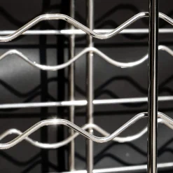 Bottillaria Chrome Metal 48-Bottle Wine Rack