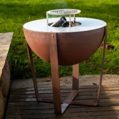 BQ154 Iris half-sphere Iron Barbecue