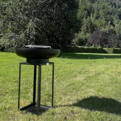 BQ137A ARA Black Steel Barbecue