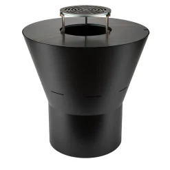 BQ131A Azalea Black Steel Barbecue