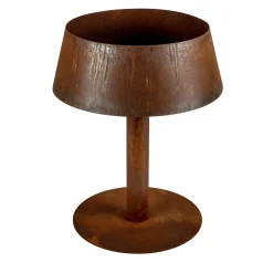 BR113 Lampada Alta round steel firepit