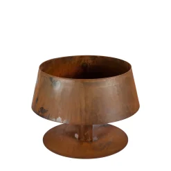 BR114 Lampada Bassa Steel Fire Pit