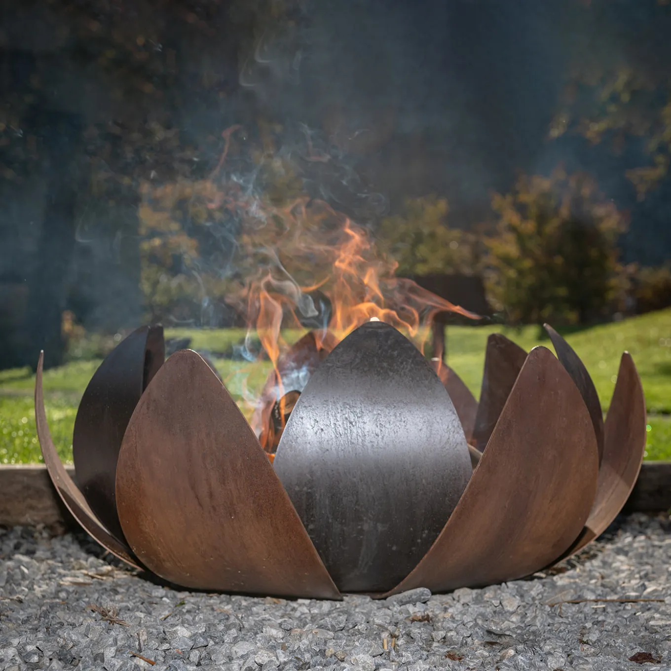 BR121 Ninfea Corten Steel Fire Pit
