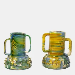 Bradamante Mirror Yellow Vase