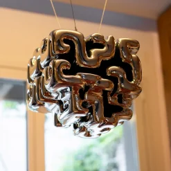 Brain Drain Chrome Sculpture