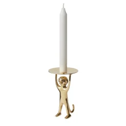 Brass Monki Candleholder by Jaime Hayon