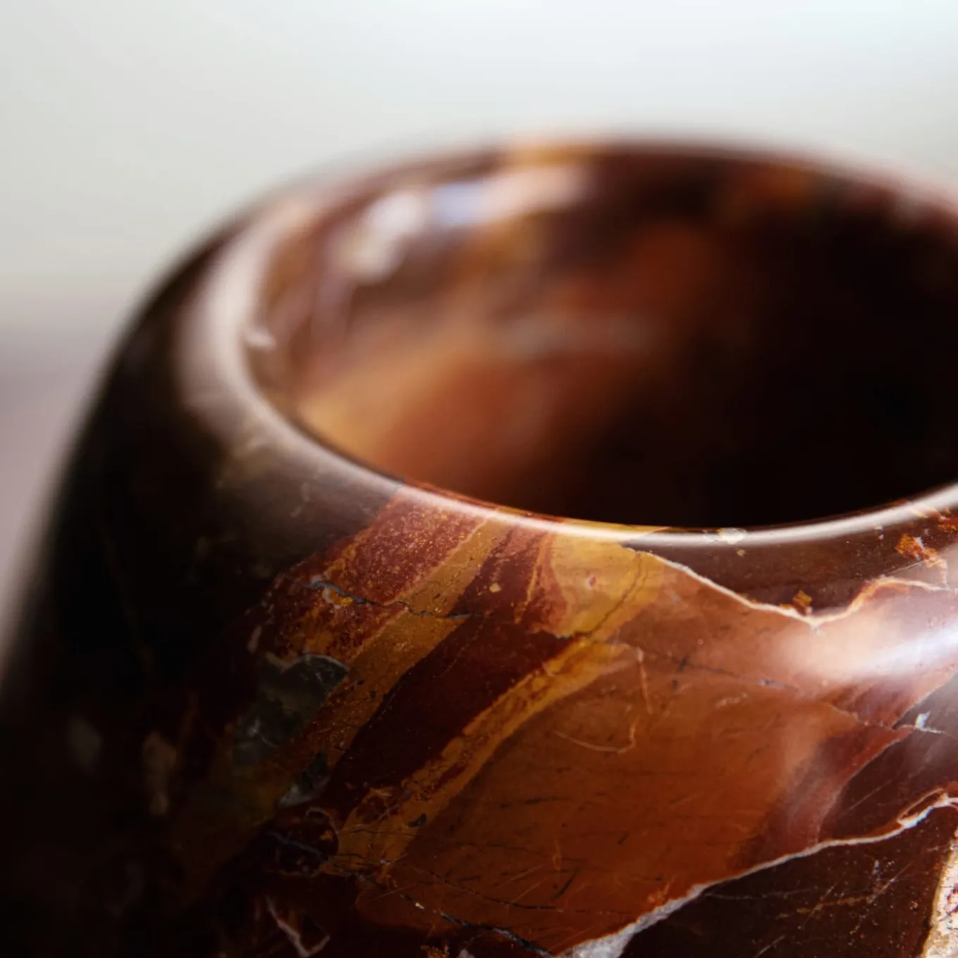 Breccia Pontificia Vase #2 by Franco Albini
