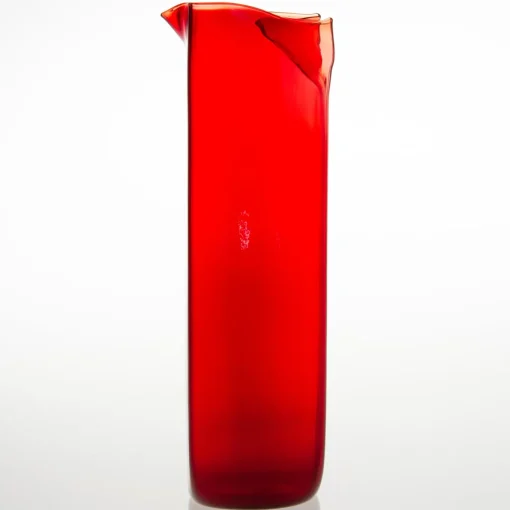 Bricco Red Glass Pitcher