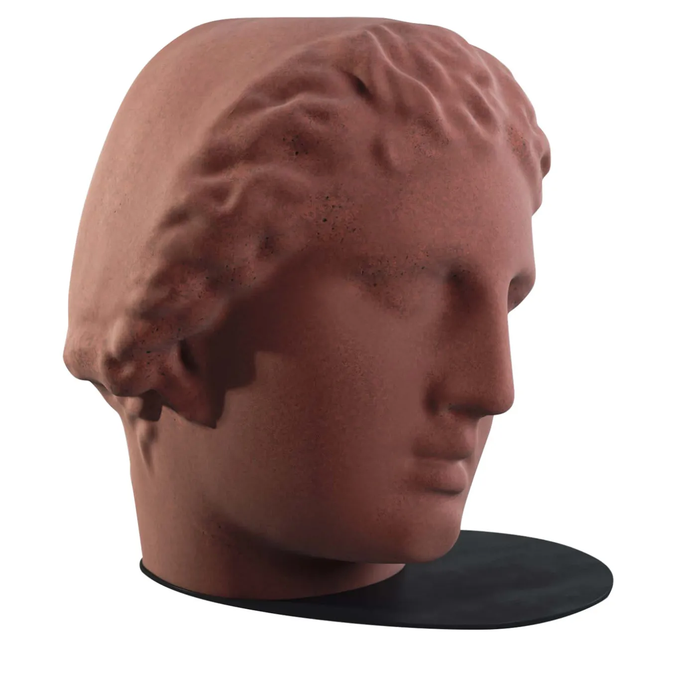 Brick Red Betti Stool by Marialaura Rossiello Studio Irvine