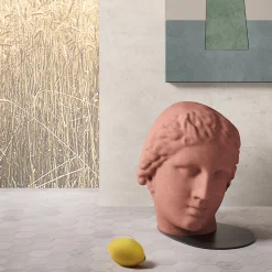 Brick Red Betti Stool by Marialaura Rossiello Studio Irvine