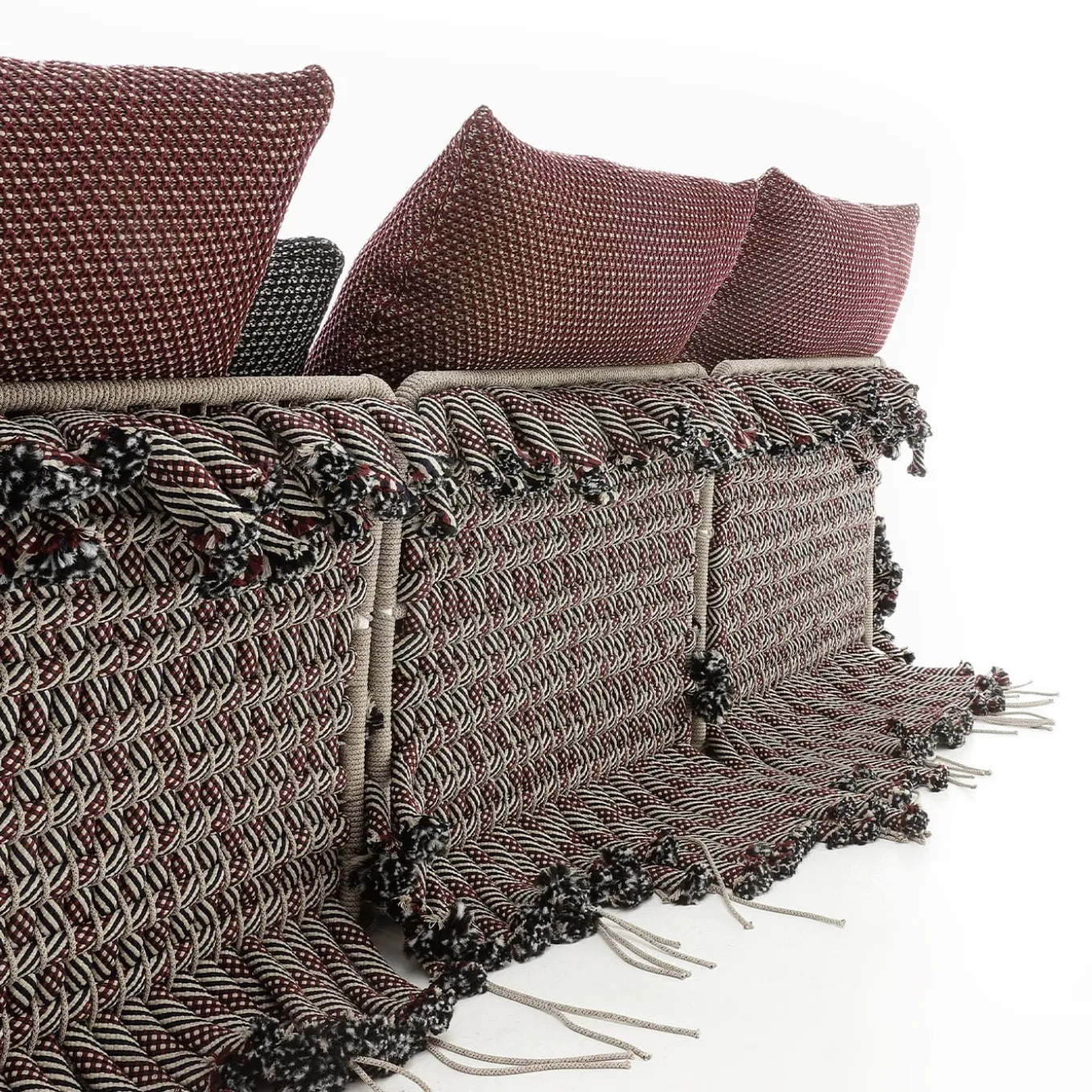 Brique Three Seaters Sofa by Antonio Marras