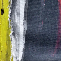 Broché Zebrata Framed Vintage Textile Art