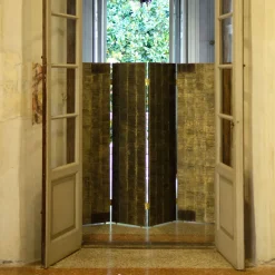 Bronze Four-Panel Room Divider