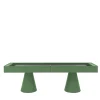 Brooklyn Green Metal with iroko wood details Shuffleboard Gaming Table