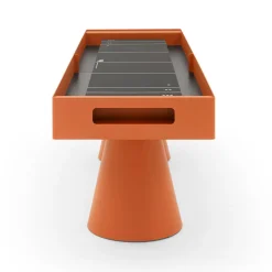 Brooklyn Metal with iroko wood details Shuffleboard Gaming Table