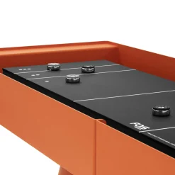 Brooklyn Metal with iroko wood details Shuffleboard Gaming Table