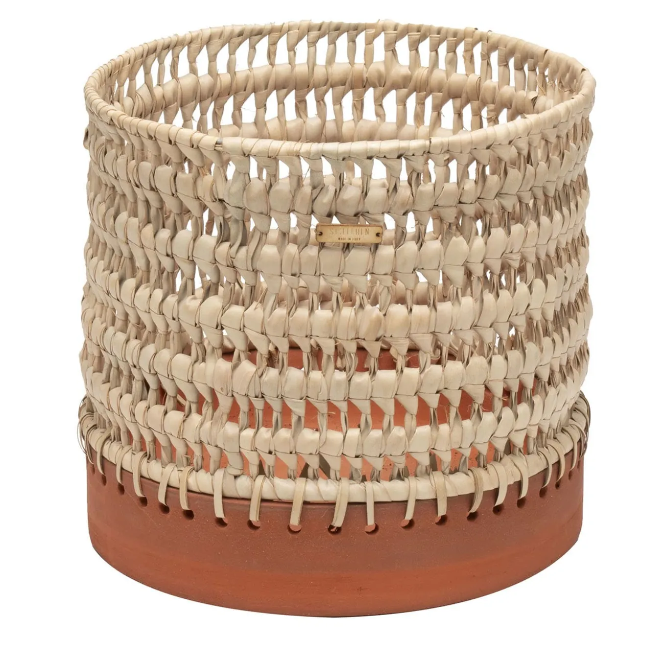 Brown & Nude Rigid Basket