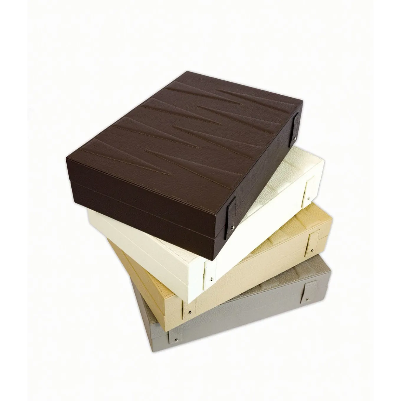 Brown Backgammon Box Game