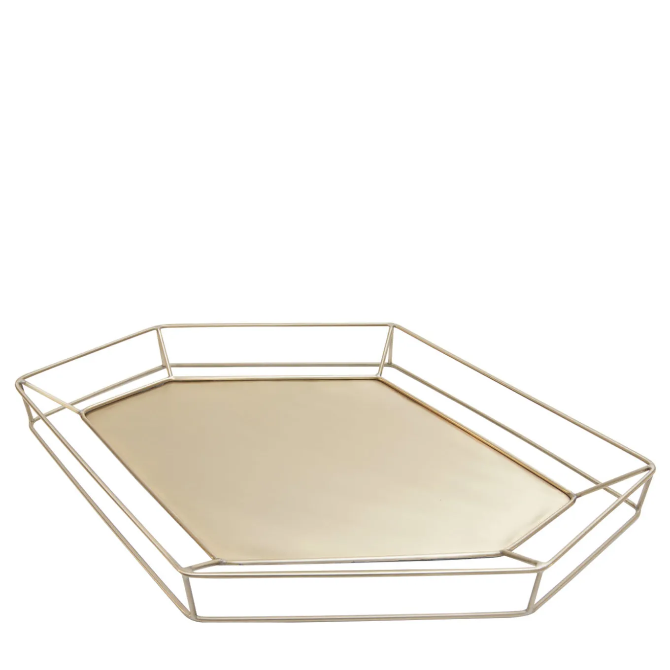 Brushed Brass Kite Tray