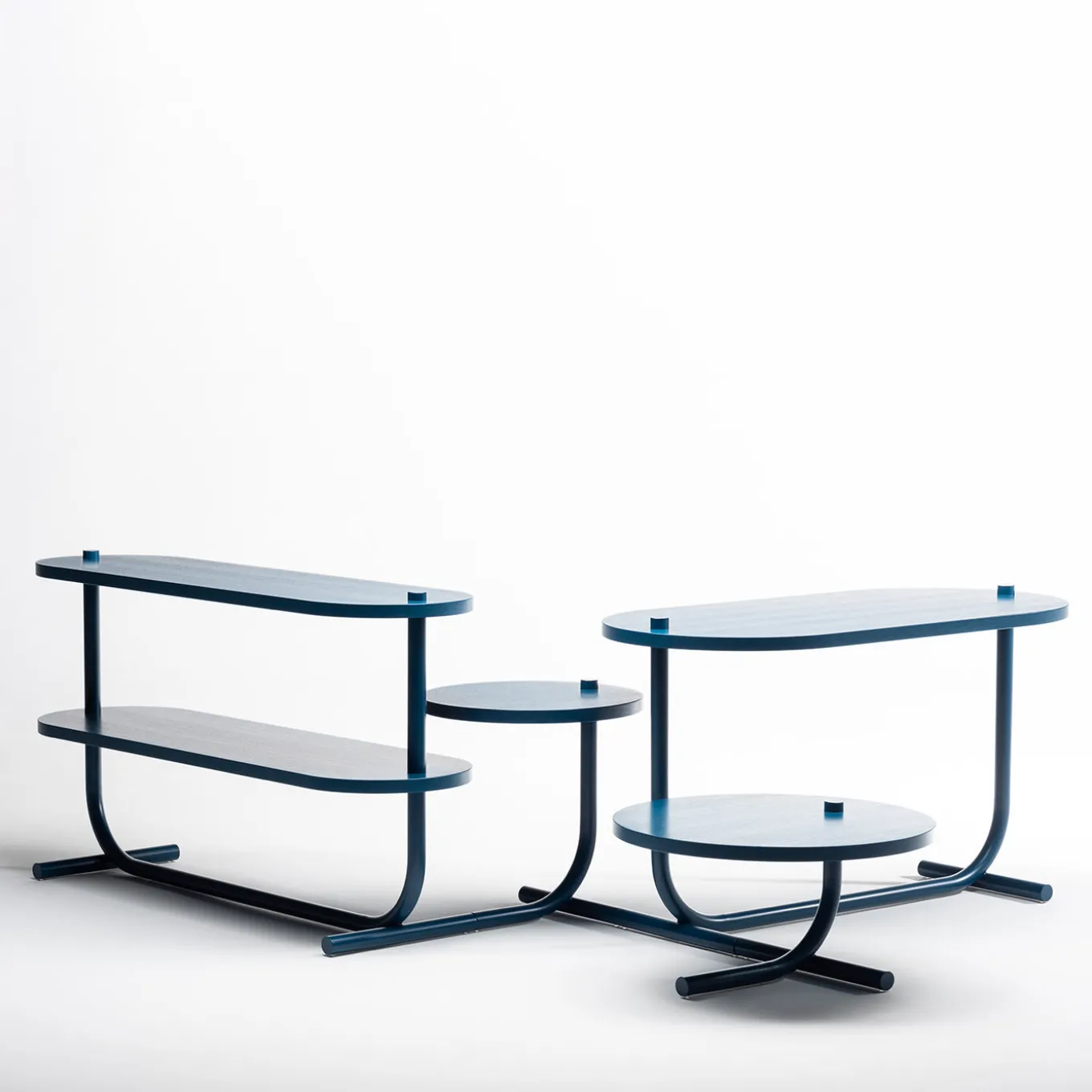 Bubalus CO Total-Blue Console by Sovrappensiero Design Studio