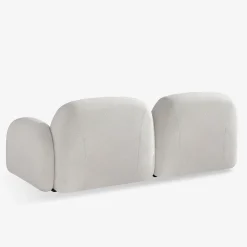 Bubble Beige Light 2 Seater Sofa