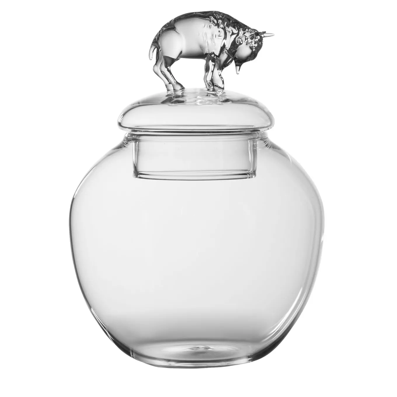 Buffalo Glass Jar