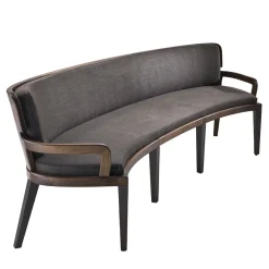 Bulle Curved Bench by Archer and Humphryes