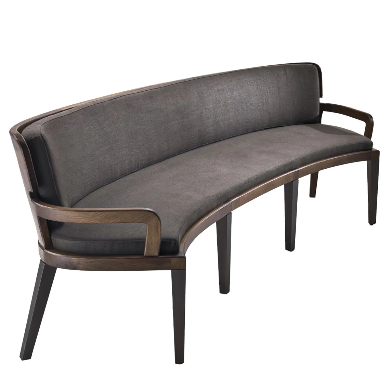 Bulle Curved Bench by Archer and Humphryes