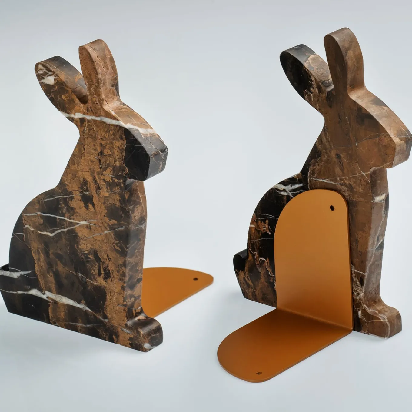 BUNNY LEFT BLACK BOOKEND BY ALESSANDRA GRASSO
