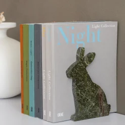 Bunny Set of 2 Picasso Green Bookends by Alessandra Grasso