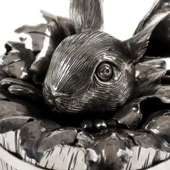 Bunny Sterling Silver Sugar Container