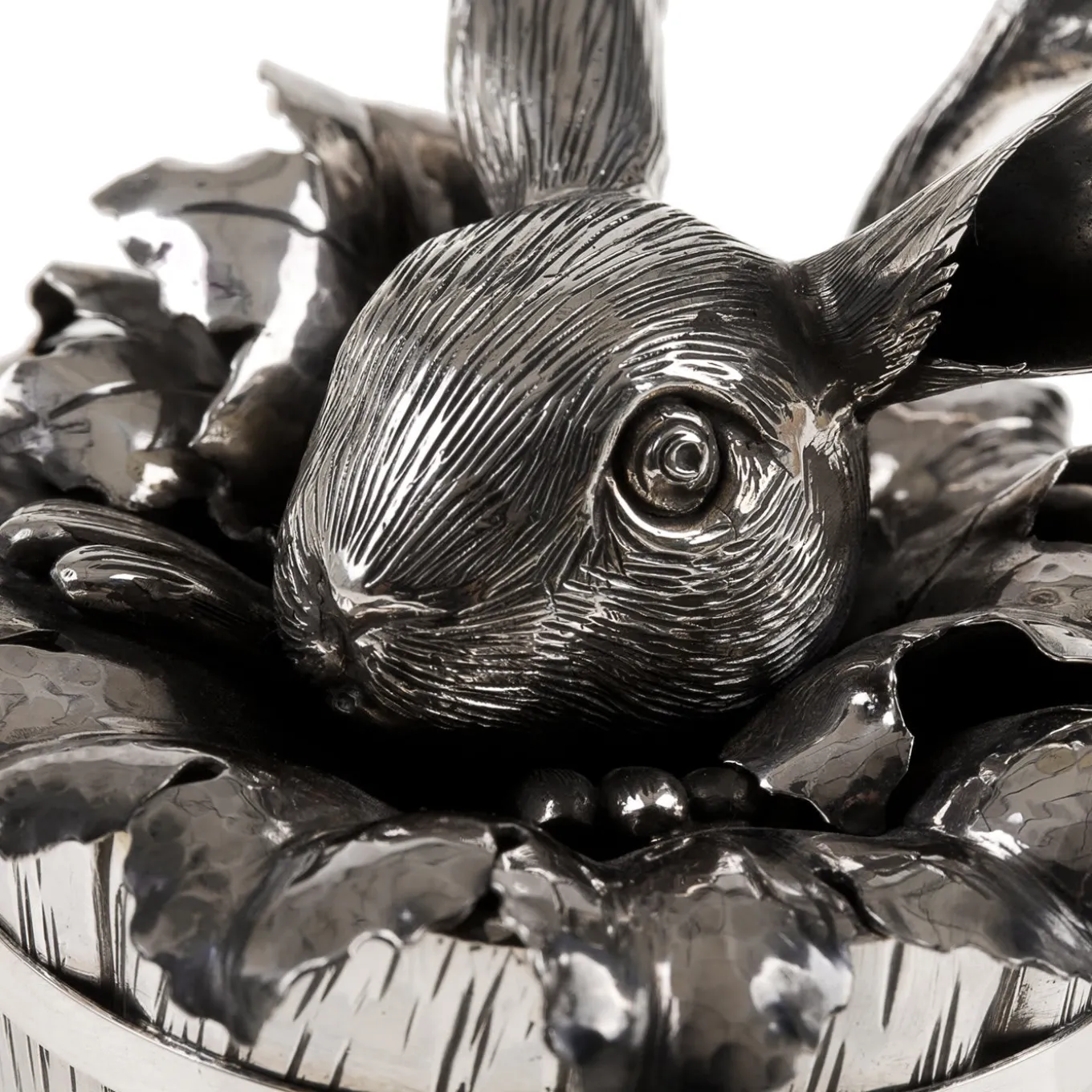 Bunny Sterling Silver Sugar Container