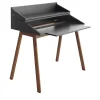Bureau Black Writing Desk by Esa Vesmanen