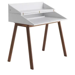 Bureau White Writing Desk by Esa Vesmanen