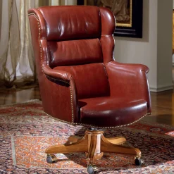 Burgundy Tall Armchair