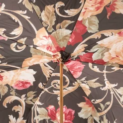 Burgundy Vintage Umbrella - Double Cloth
