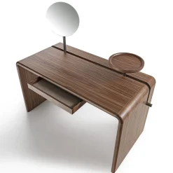 Butter Canaletto Vanity Desk with Mirror