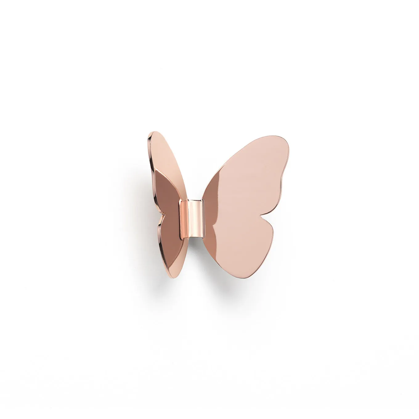 Butterfly Hook Pink Brass Coat Hanger by Richard Hutten