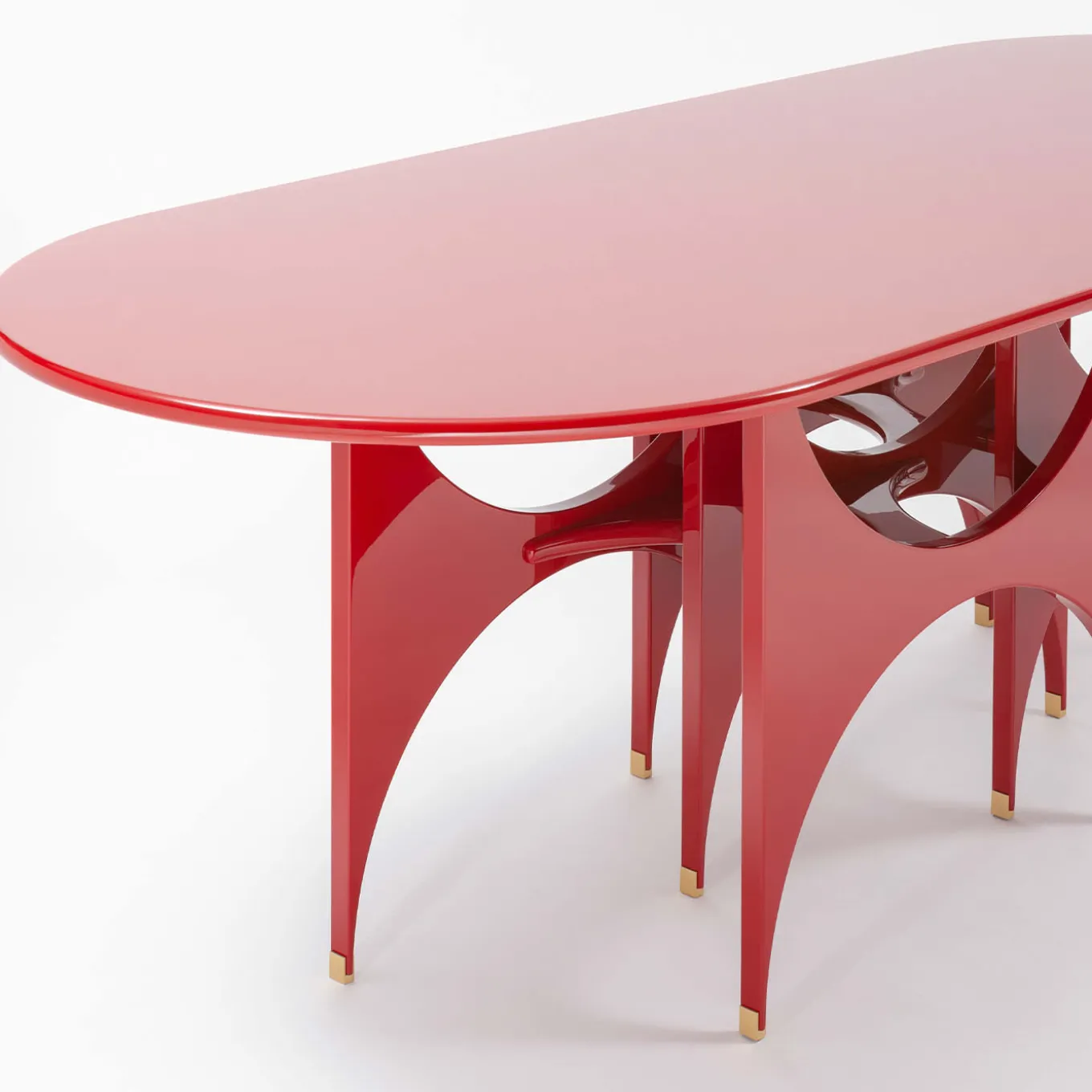 Butterfly Red Dining Table