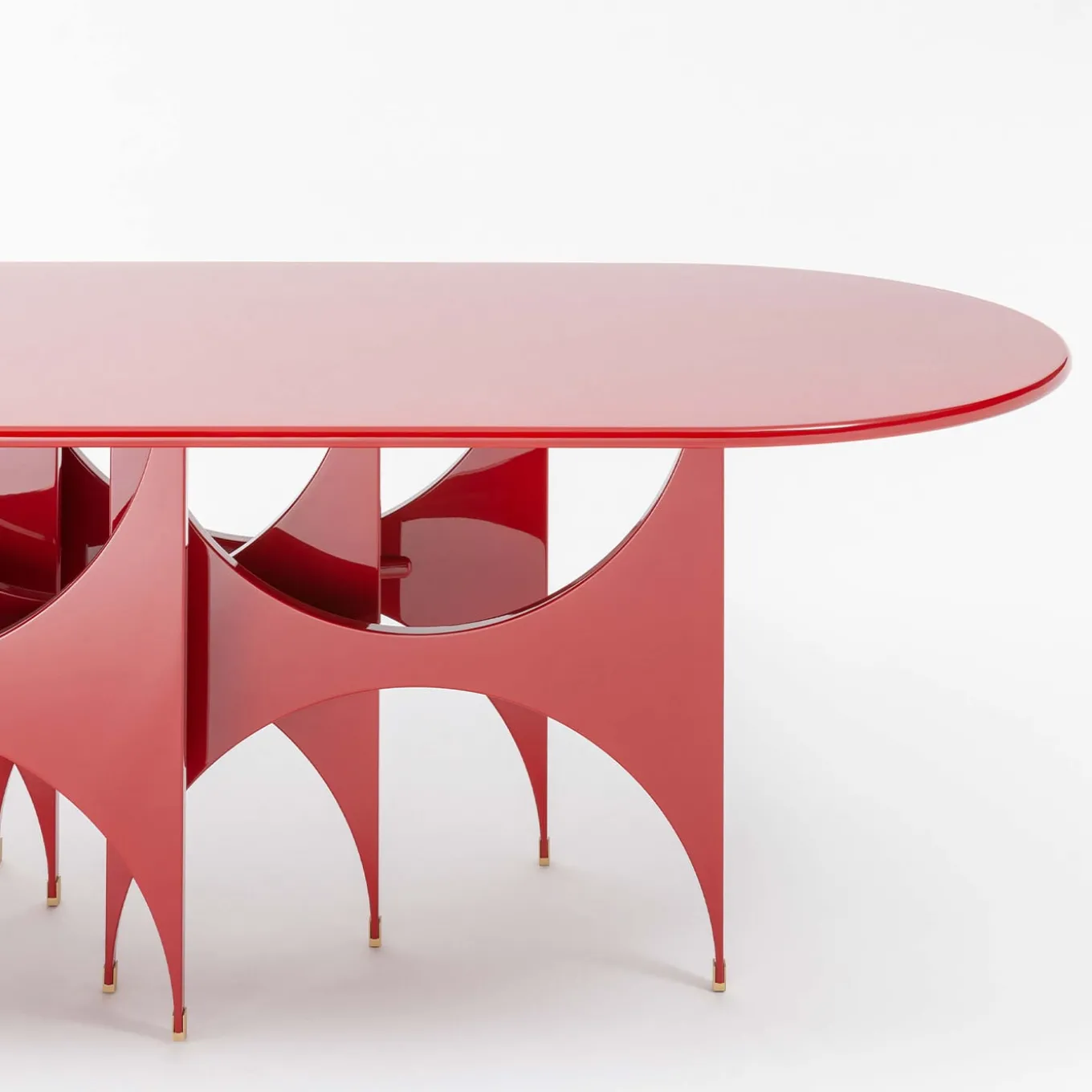 Butterfly Red Dining Table