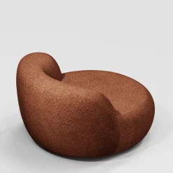 B15Z Maxi Burnt Orange Lounge Chair by Artefatto Design Studio